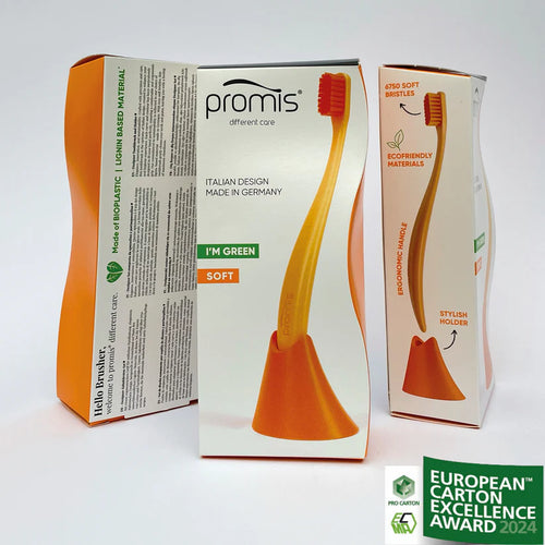 Promis Toothbrush & Holder Combo-pack Orange
